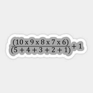 2017 Equation Sticker